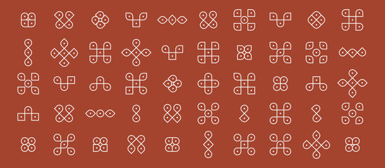 creative geometric art pattern background.