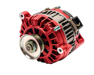 Alternator isolated on white background.  Alternation on  png transparent background