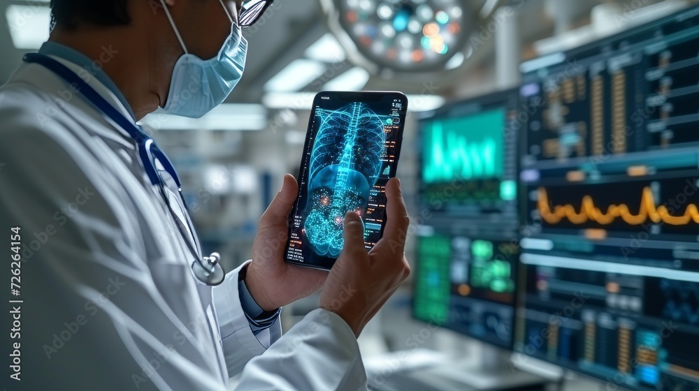 Poster an interactive vr medical interface provides the doctor with an online communication interface for c