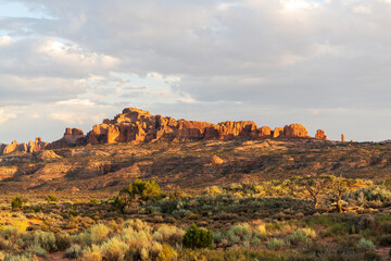 arches national park, sunset