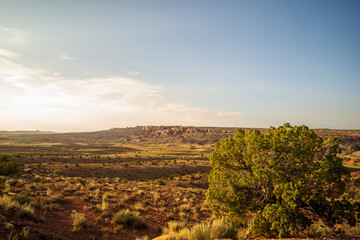 Arches National Park, fiery Furnace from distance