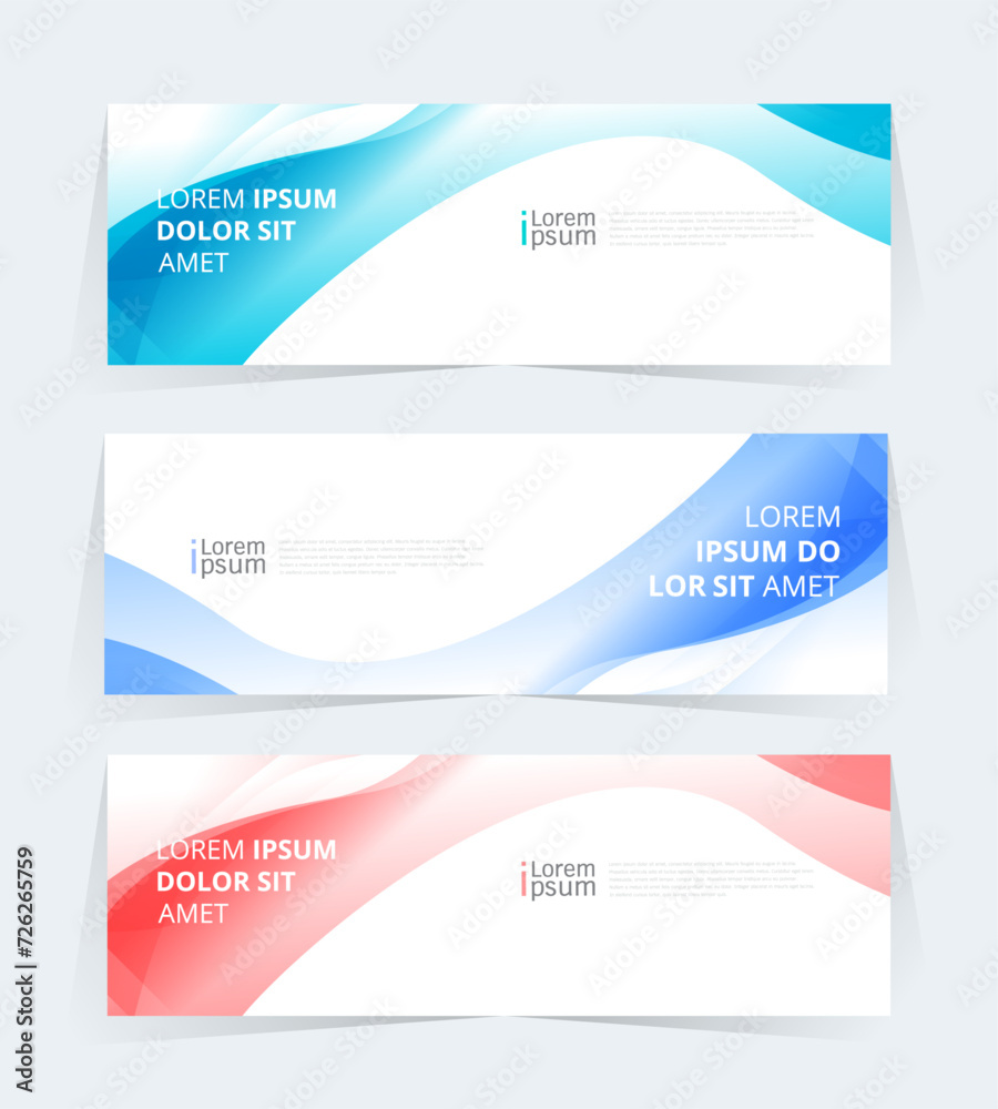 Poster geometric banner design with vector presentation template.