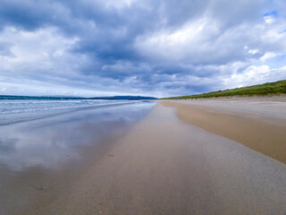 Narin Strand is a beautiful large blue flag beach in Portnoo, County Donegal - Ireland.