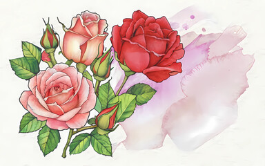 valentine's day rose bouquet