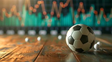 soccer ball on performance charts