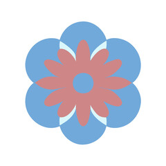 Beautiful flower shape design for various decorations.