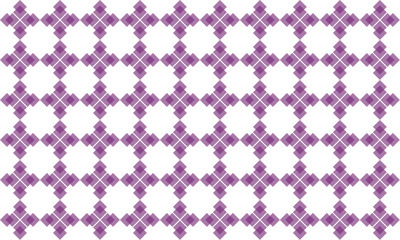 Fototapeta premium Seamless argyle pattern in purple and white colors, two tone purple diamond checkerboard repeat pattern, replete image, design for fabric printing