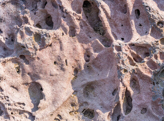pink stone texture The surface is rough and rough. pink stone background abstract background.