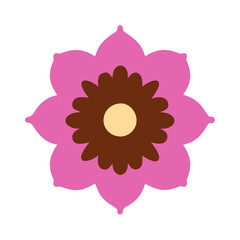 Beautiful flower shape design for various decorations.