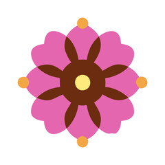 Beautiful flower shape design for various decorations.