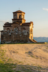 Old Latin church or the Church of the Holy Trinity of Rusalia in Gornji Matejevac, on the Metoh hill above Nis, Serbia