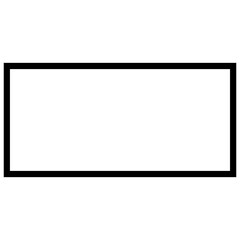Rectangle and circle shape with solid and dotted line outline for background.