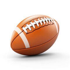 American football ball isolated A American football on transparency background PNG