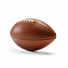 Photo of American football ball, A American football on transparency background PNG