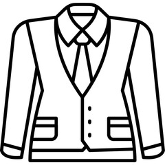 Waistcoat Icon