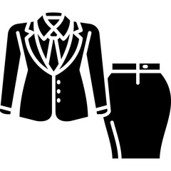 Women suit Icon