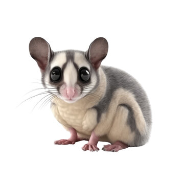 recommend clip art: Cartoon Sugar Glider PNG Cutout, Generative AI