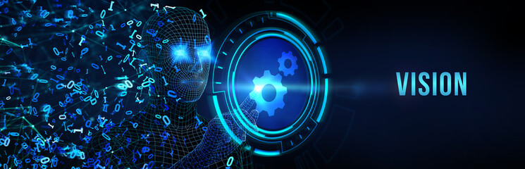 Vision concept. Business concept. 3d illustration