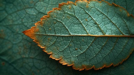 Obraz premium inside of a leave 