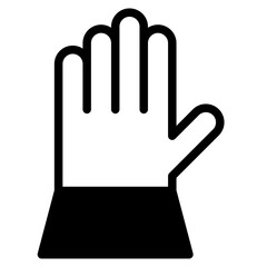 Obraz premium gloves icon