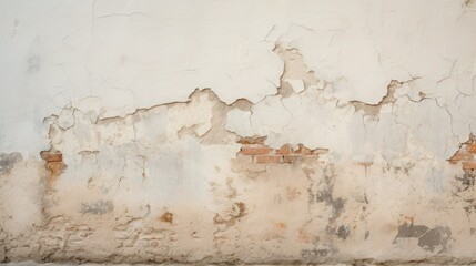 Fototapeta premium Grunge wall with peeling paint, rough, urban decay theme