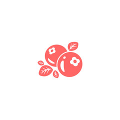 vector element lemon with orange color vector