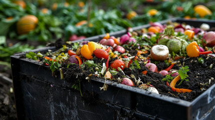 Organic waste for composting