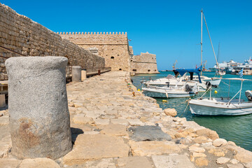 Maritime Venetian Fortress. Heraklion, Crete, Greece - 726294389
