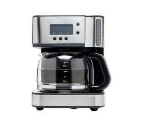 Coffee maker isolated on white background.  Digital Coffee  png transparent background