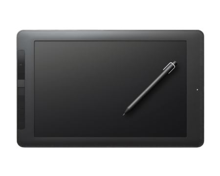 Black Pen Board on a white png transparent background