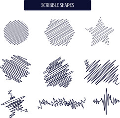 Hand drawn elements set