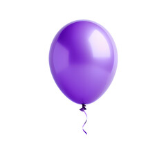 Purple balloon on transparent background PNG