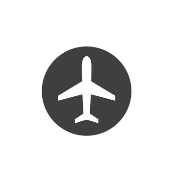 airplane mode symbol, airplane mode icon, vector art.