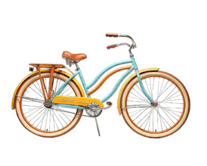 Boys bicycle isolated on white background. Boys Bicycle on  png transparent background