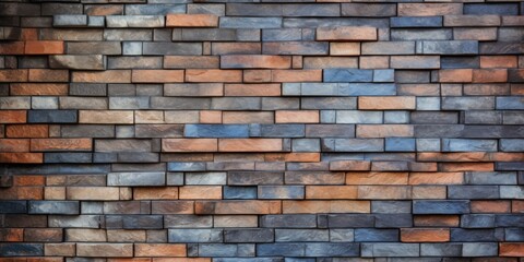 Decorative Brick Tiles Create An Artistic Ceramic Wall. Сoncept Interior Design, Decorative Tiles, Ceramic Wall, Artistic Elements, Brick Style