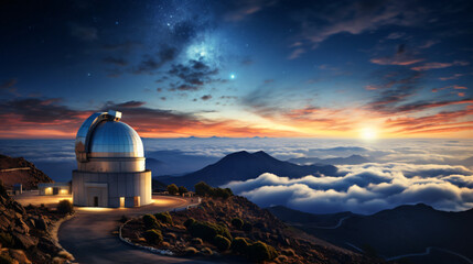 Fototapeta na wymiar Teide observatory Tenerife Canary Islands