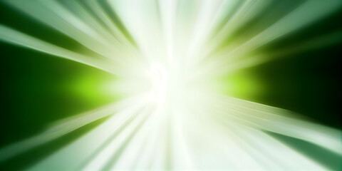 Blur white green natural abstract background. Generative AI.
