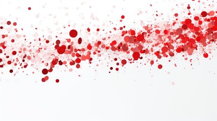 blood splash on a white background