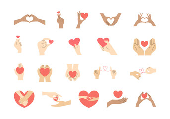 Hand Love Sign Illustration Element