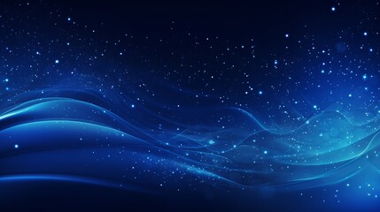 Blue universe abstract background