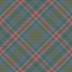 Seamless pattern of scottish tartan plaid. Repeatable background with check fabric texture. Vector backdrop striped textile print.