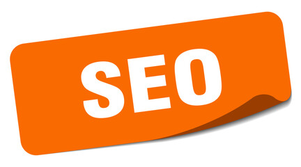 seo sticker. seo label