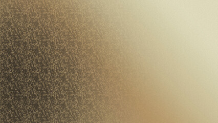 Golden gradient background with dark spots, empty template space, grainy noise dirty texture color gradient abstract background rough and shiny efecto. abstract brown background texture for graphic