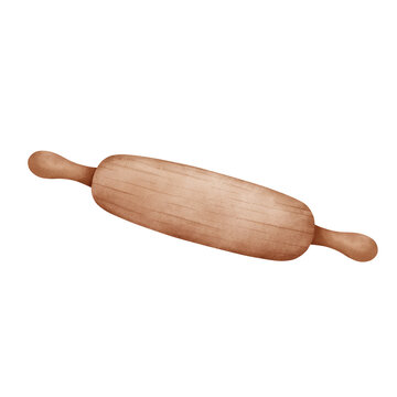 recommend clip art: A rolling pin used for kneading dough