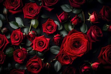 Convey the emotions of love and affection through a royalty image that highlights the timeless beauty of a red rose background, creating a romantic ambiance.