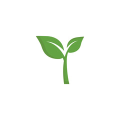 Earth Leaf Elegant Icon