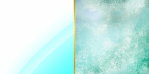 Beautiful turquoise abstract background. Cyan neutral backdrop for presentation design. Blue base for website, print, basis for banners