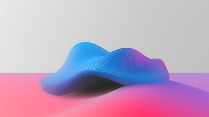 Shapeless abstract vibrant colorful waves motion background wallpaper