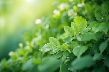 Fototapeta na wymiar close up of fresh herbs