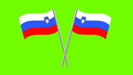 Flag Of Slovenia, Slovenia flag, National flag of Slovenia. table flag of Slovenia.